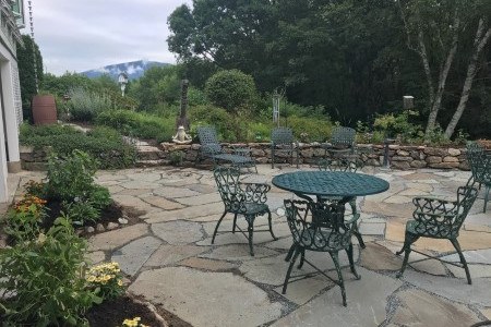Patio installed in the Sunapee area by JCB Designscapes